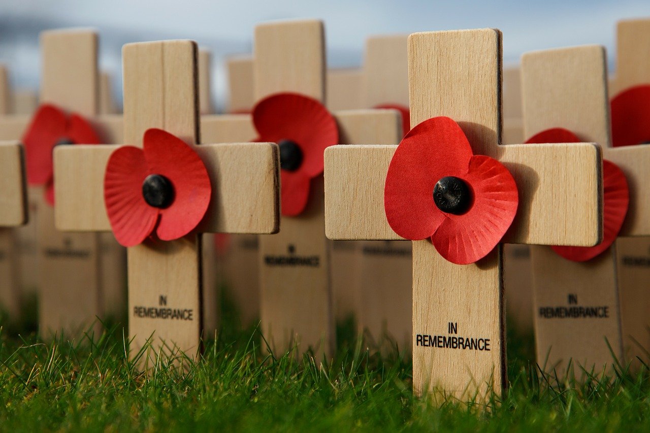 Remembrance Sunday at the War Memorials